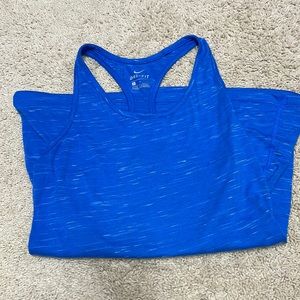 Blue Nike workout top